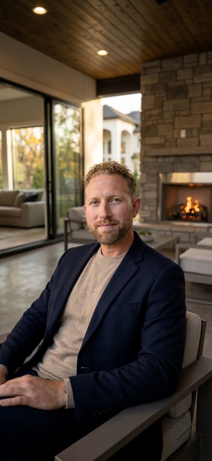 Seated portrait of Kyle Weiss